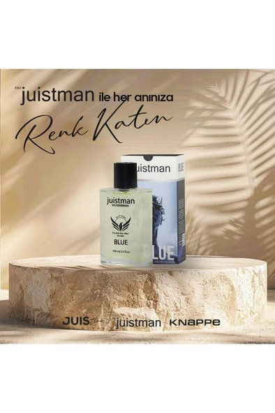 Juistman E&U BLUE EDC 100 Ml Erkek Parfüm - Resim 2