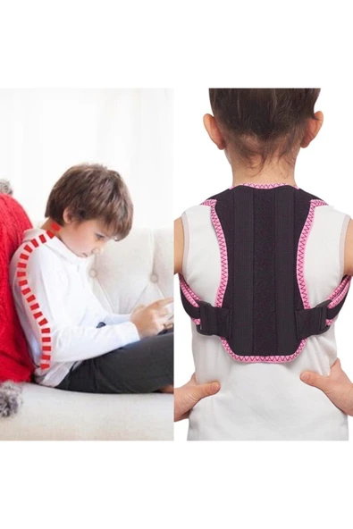 baffhome Çocuk İçin Kamburluk Önleyici Dik Duruş Korsesi Kız Erkek İçin Sırt Desteği Balenli Genç Korse ürün görseli 1