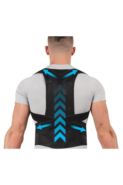 baffhome Dik Duruş Korsesi Unisex Sırt Kamburluk Korsesi Dik Durmak Aparatı Balenli Manyetik Korse ürün görseli 1