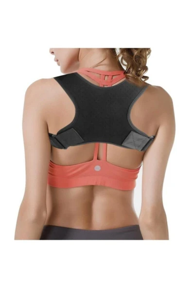 baffhome Unisex Siyah Sırtlık Posturex Dik Duruş Korsesi ürün görseli 1