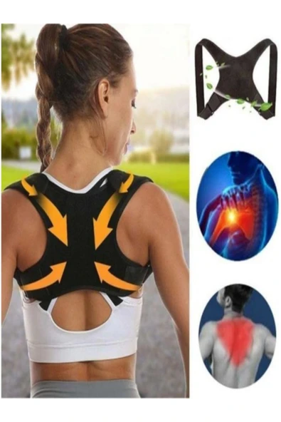 baffhome Unisex Yeni Nesil Fitness Yoga Pilates Sporcu Korsesi Dik Duruş Korsesi ürün görseli 1