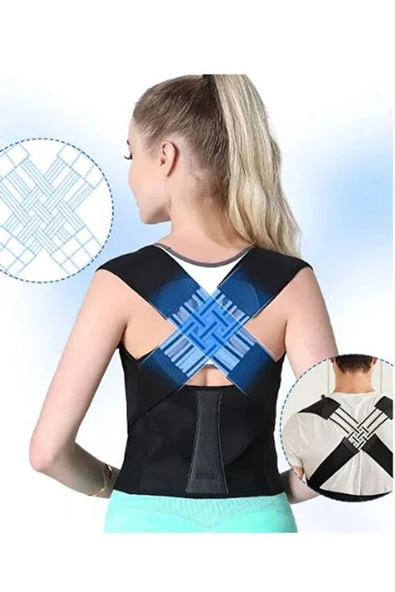 baffhome Dik Duruş Korsesi Medikal Erkek Kadın Medikal Sporcu Ortopedik Ayarlanabilir Sırt Korsesi ürün görseli 1