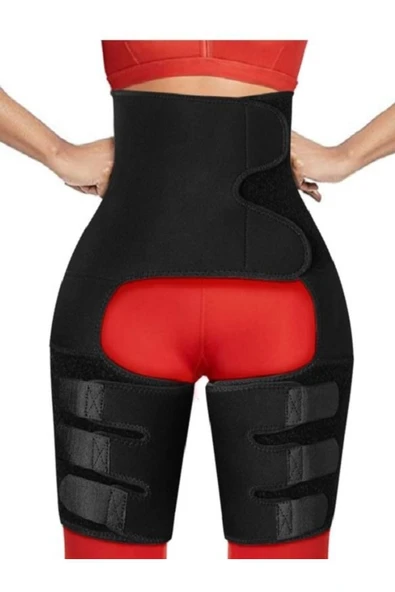 baffhome Wmoloxs Bel Bacak Terletici Spor Korsesi Karın Göbek Yakıcı Toparlayıcı Korse Kalça Korse ürün görseli 1