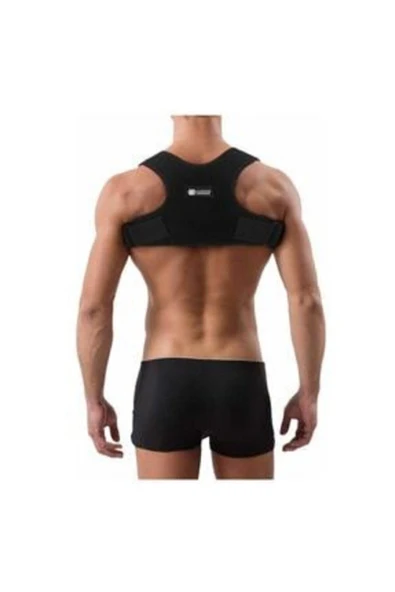baffhome Yeni Nesil Dik Duruş Korsesi Kamburluk Önleyici Terletmez Korse Unisex Siyah ürün görseli 1