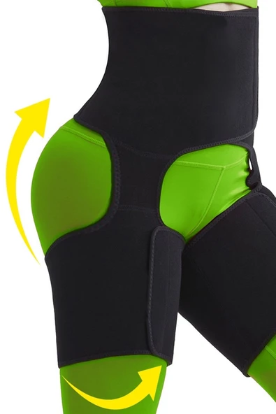 baffhome Bacak Bel Fitleştirici Selülit Önleyici Kalça Toparlayıcı Dikleştirici Popo Kaldırıcı Termal Korse ürün görseli 1