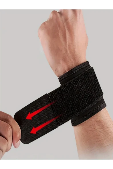 baffhome Neopren El Bilek Bandajı Ateli Spor Koruma Bandı Bilekliği ürün görseli 1