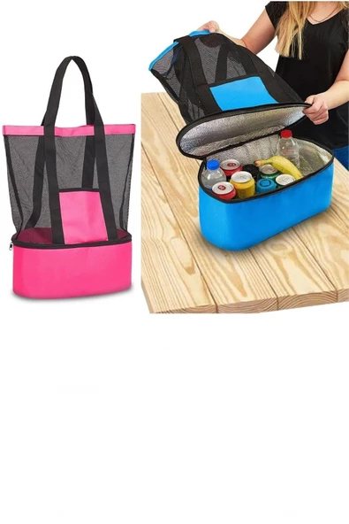 baffhome Soğuk Tutucu Thermo Plaj Piknik Kamp Çantası 21 Lt Termal Seyahat Çantası Soğuk Organizer ürün görseli 1