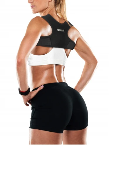 baffhome Unisex Siyah Ortopedik Dik Duruş Dik Durma Korsesi Aparatı ürün görseli 1