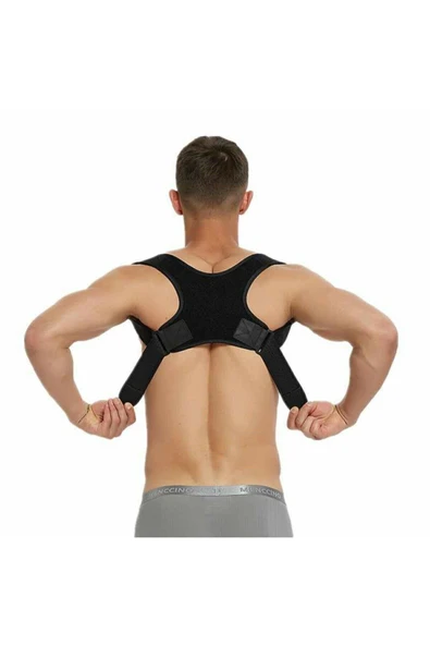 baffhome Kamburluk Önleyici Manyetik Spor Dik Duruş Korsesi Bel Omuz Sırt Kemeri Aparatı ürün görseli 1