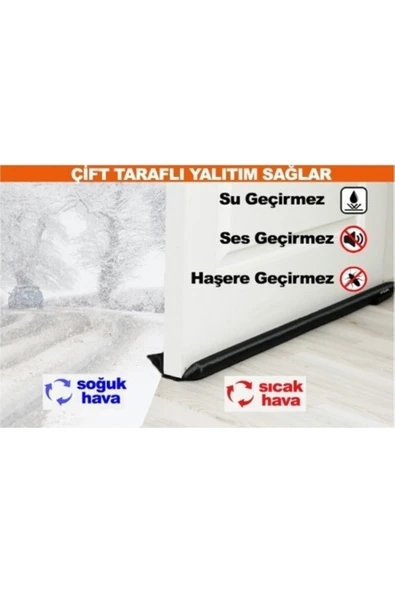 baffhome 1 Adet Çift Taraflı Kapı Altı Rüzgar Önleyici Ses Ve Isı Izolasyon Süngeri ürün görseli 1