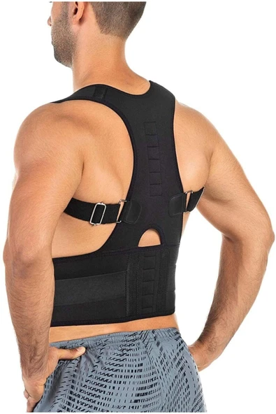 baffhome Unisex Duruş Düzeltici Manyetik Kamburluk Önleyici Bel Sırt Omuz Destekleyici Dik Duruş Korsesi ürün görseli 1