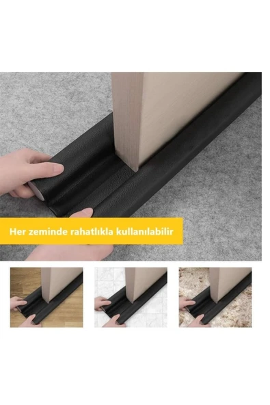 baffhome Çift Taraflı Kapı Alt Rüzgar Önleyici Isı Yalıtım Süngeri Kapı Eşiği Süngeri ürün görseli 1