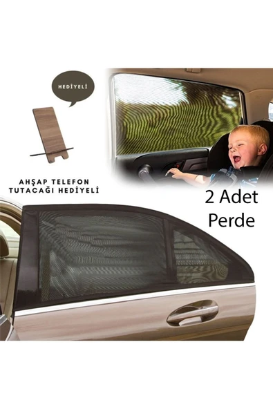 baffhome 2 Adet Araba Yan Cam Güneşlik Oto Güneşlik Araba Yan Cam Perdesi Anne Çocuk Koruyucu Sineklik Örtüsü ürün görseli 1