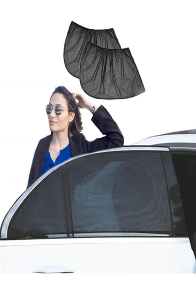 baffhome Araba Yan Cam Perdesi Oto Arka Perde Araç Güneşlik Gölgelik Bebek Çocuk Bebe Örtü Cam Çorabı Filmi ürün görseli 1