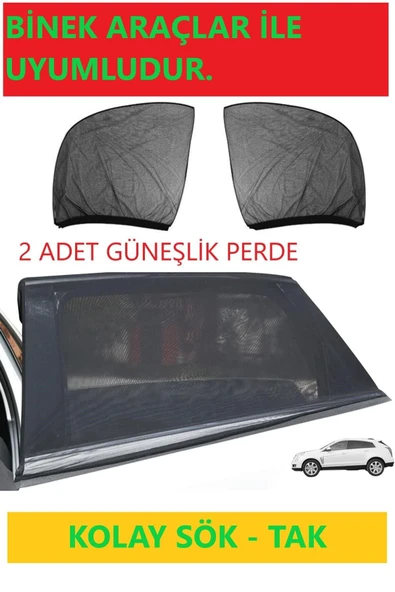 baffhome 2 Adet Oto Yan Cam Perdesi Güneşliği Araba Cam Filmi Örtüsü Anne Bebek Emzirme Kılıfı Araç Güneşlik ürün görseli 1