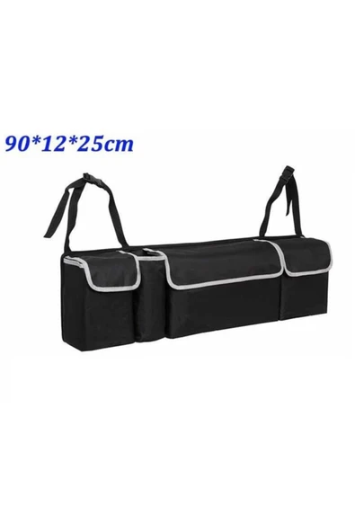 baffhome Araç Içi Bagaj Çantası 4 Cepli Oto Organizer Araba Bagaj Düzenleyici Çanta 90x12x45cm ürün görseli 1