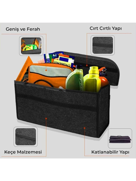 baffhome Newconcept Araç Içi Oto Bagaj Çantası Araç Içi Eşya Düzenleyici ürün görseli 1