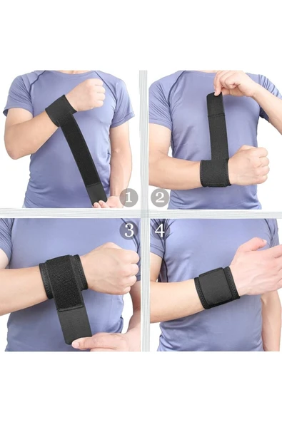 baffhome Ayarlanabilir El Bilekliği Bileklik El Bandajı Ateli ürün görseli 1