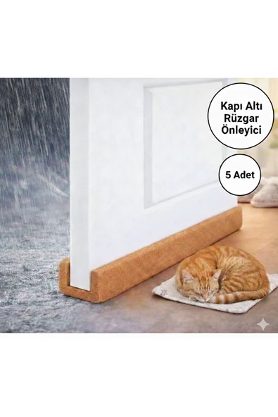 baffhome 5 Adet Kapı Altı Rüzgar Önleyici Isı Yalıtım Süngeri Soguk Rüzgar Önleyici ürün görseli 1