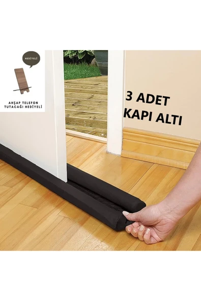 baffhome Kapı Altı Rüzgar Önleyici Isı Işık Önleyici Isı Yalıtım Süngeri Rüzgarlık Toz Soğuk Sünger 3 Adet ürün görseli 1
