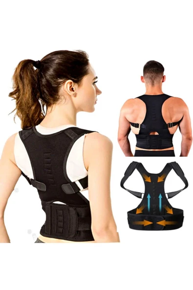 baffhome Manyetik Dik Duruş Korsesi Kamburluk Önleyici Korse Yeni Tasarım Kifoz Skolyoz Unisex Ortopedik ürün görseli 1
