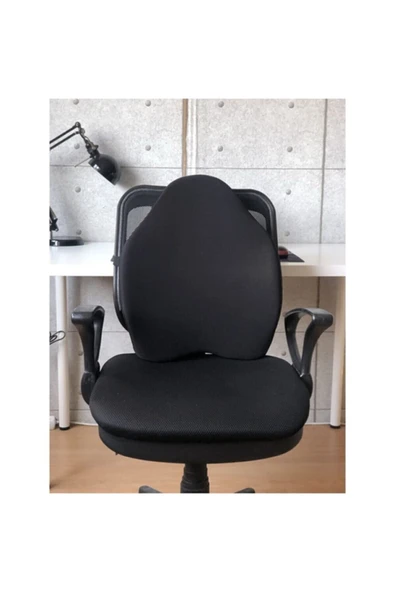 baffhome Visko Ofis Minderi Sırt Yastığı Yeni Nesil Elastik Bel Minderi Sandalye Yastığı Ortopedik Minder ürün görseli 1