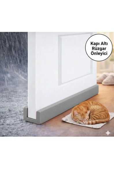 baffhome Kapı Altı Rüzgar Önleyici Isı Yalıtım Süngeri Eşik Altlığı Stoper Rüzgarlık Sünger ürün görseli 1