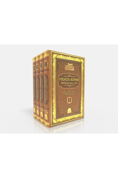 FIKHUS SÜNNE -Delilleriyle İslam Fıkhı 4 Cilt -Ebu Malik Kemal İbnu’s Salim  -ŞECERA-BERRE0234-TERMO ürün görseli 1