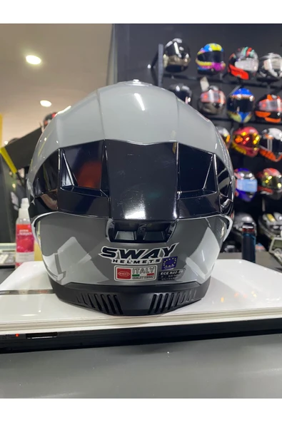 Sway FS-867 NARDO GREY FULL FACE KASK - Resim 4