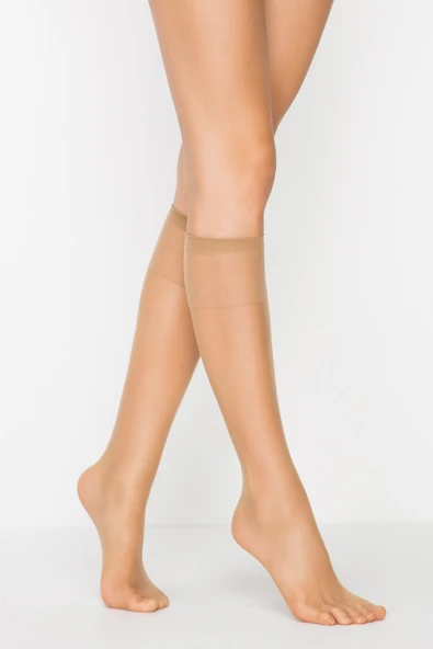 PENTİ Fit 15 Burunsuz 3lü Bronz Pantolon Çorabı ürün görseli 1