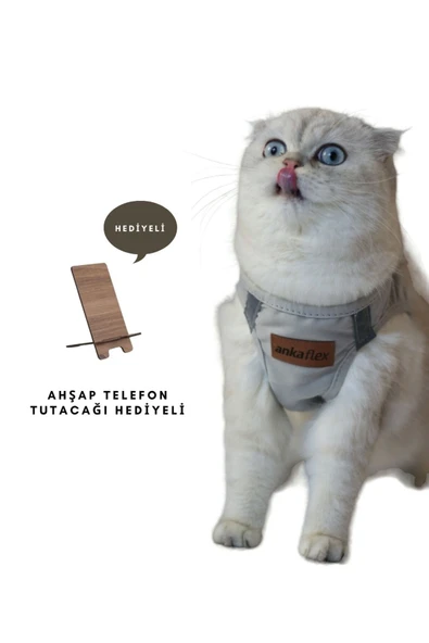 baffhome Kedi Göğüs Tasması Kedi Gezdirme Tasması Kediler Için Özel Üretim Yeni Nesil (TASMA DAHİL) ürün görseli 1