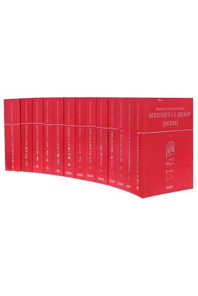 Mesnevi-i Şerif Şerhi (13 CİLT, KARTON KAPAK) / Mevlana Celaleddin Rumi - Ahmed Avni Konuk ürün görseli 1