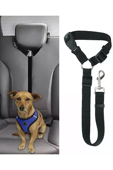 baffhome Evcil Hayvan Kedi - Köpek Araç Emniyet Kemeri 2 Adet Köpeğinizitutun ürün görseli 1