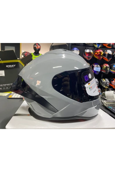Sway FS-867 NARDO GREY FULL FACE KASK - Resim 3