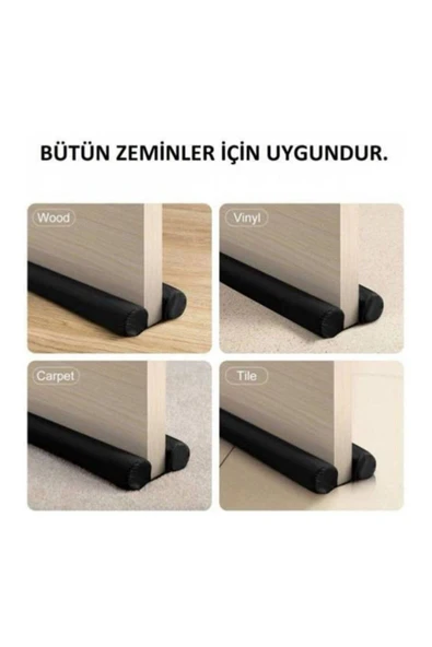 baffhome Kapı Altı Isı Yalıtım Süngeri Çift Yönlü Rüzgar Ses Böcek Önleyici 2 Adet ürün görseli 1