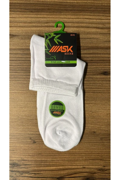 ASK ERKEK BAMBU DİKİŞSİZ 6'LI ÇORAP - Resim 2