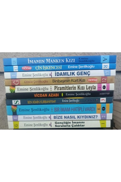 Emine Şenlikoğlu Romanları, 10 Kitap Set ürün görseli 1