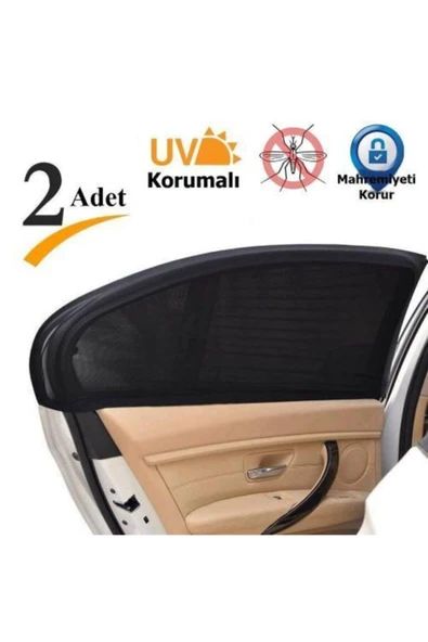 baffhome 2 Adet Araba Yan Cam Perde Kılıfı Güneşliği Oto Araç Arka Yan Cam Için Güneşlik ürün görseli 1