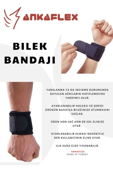 baffhome Ayarlanabilir El Bileklik - Resim 2
