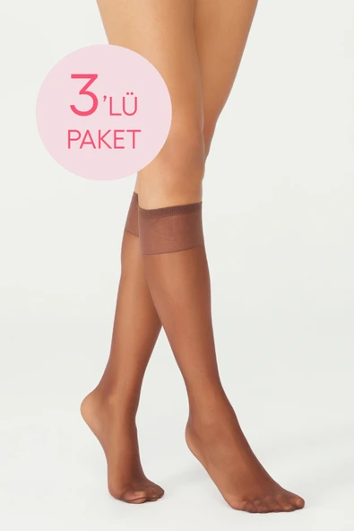 PENTİ Fit 15 3lü Mürdüm Pantolon Çorap ürün görseli 1