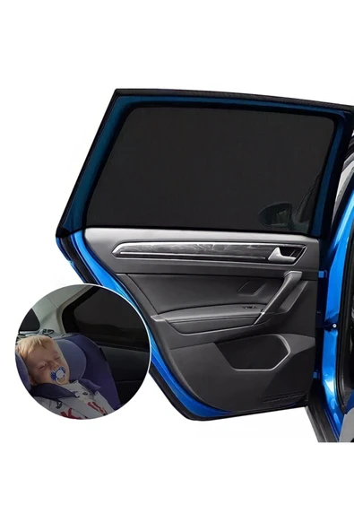 baffhome Oto Güneşlik Perde Araba Yan Cam Perdesi 2 Adet Önleyici Araç Içi Güneşliği İçin Güneş Sinekliği ürün görseli 1