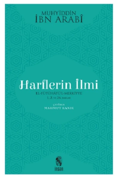 Harflerin İlmi Muhyiddin İbn Arabi Kitabı 248 Sayfa İnsan Yayınları ürün görseli 1