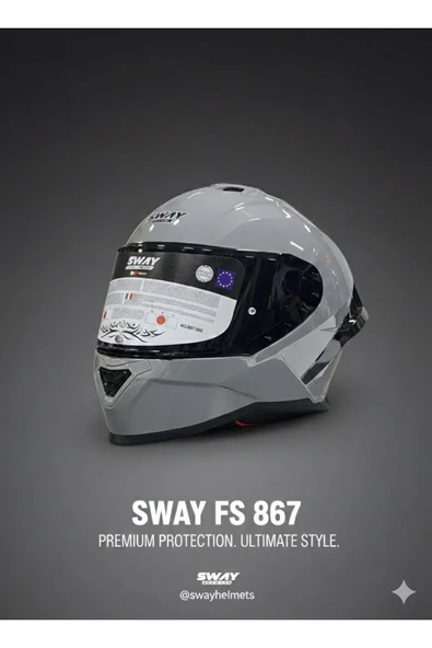Sway FS-867 NARDO GREY FULL FACE KASK ürün görseli 1