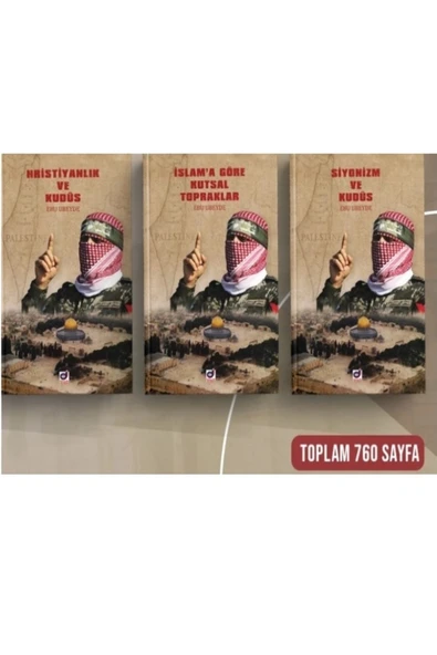 EBU UBEYDE - 3 KİTAP SET / Hristiyanlık ve Kudüs-Siyonizm ve Kudüs-İslama Göre Kutsal Topraklar ürün görseli 1