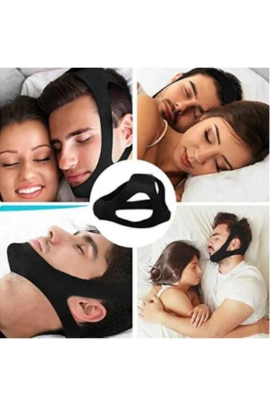 baffhome Unisex Siyah Uyku Bandı Horlama Bandı Uyku Maskesi ürün görseli 1