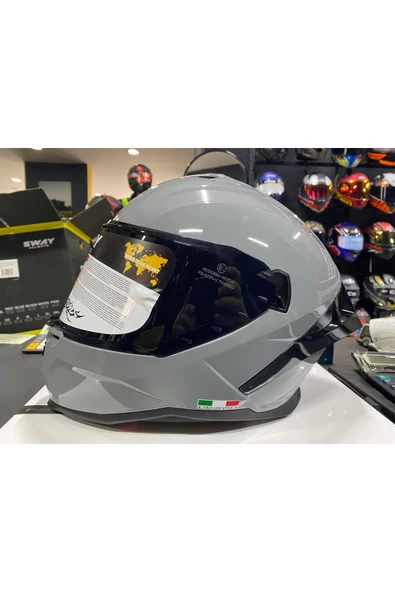 Sway FS-867 NARDO GREY FULL FACE KASK - Resim 2