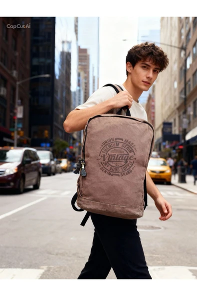 old cotton cargo 5100 Leone Günlük Laptop Okul Çantası ürün görseli 1