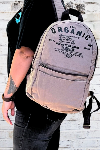old cotton cargo Old Cotton Kaliteli Tek Bölmeli Vintage Disayn Sırt Gezi Çantası Zermatt Bag 5122 ürün görseli 1