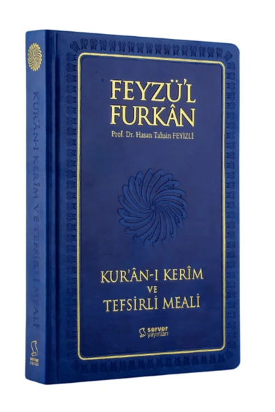 Feyzü'l Furkan Kuranı Kerim Ve Tefsirli Meali Lacivert (BÜYÜK BOY-KURAN-I KERİM VE MEAL-CİLTLİ) ürün görseli 1