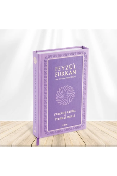 Feyzü'l Furkân Kur'an-ı Kerim Ve Tefsirli Meali (BÜYÜK BOY-MUSHAF VE MEAL-MIKLEPLİ) Lila ürün görseli 1